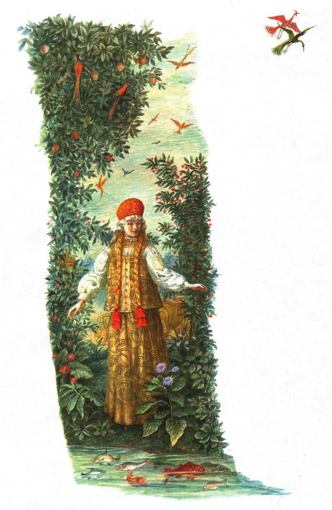 Борис Диодоров иллюстрации Аленький цветочек